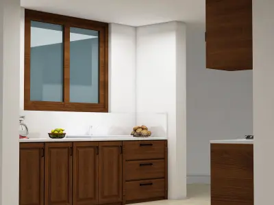 PANTRY DESIGN Low-poly 3D model