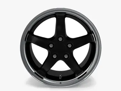 Cobra R 1995 Dished Wheel 17x9 3D model