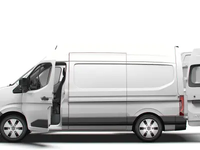 Nissan Interstar L2H3 Van HQ Interior 2024 3D model