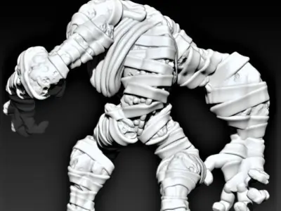 Mummy figure 3D print model