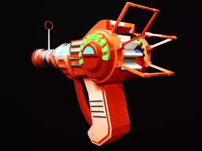 RayGun - Call Of Duty Zombies Low-poly 3D model