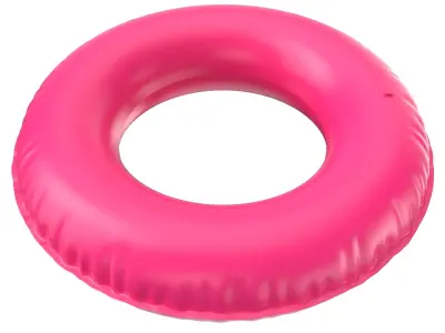 Detailed Inflatable Pool Toy 3D model
