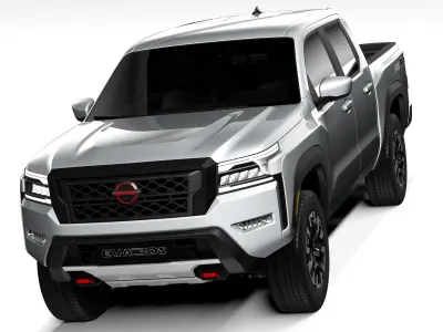 Nissan Frontier 2022 3D model get