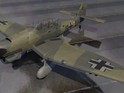 Junkers Ju-87C Stuka 3D model