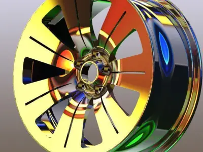 wheel mk Free 3D model