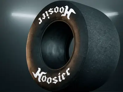 Hoosier Racing Slick Tire 3D model