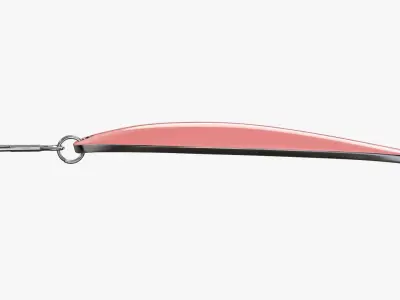 Fishing spoon bait 05 3D model