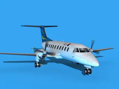 Embraer EMB120 Air Jet 3D model