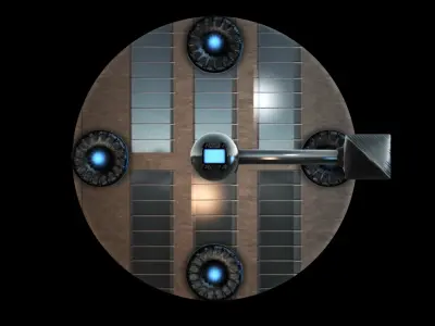 Teleport Station 3D model