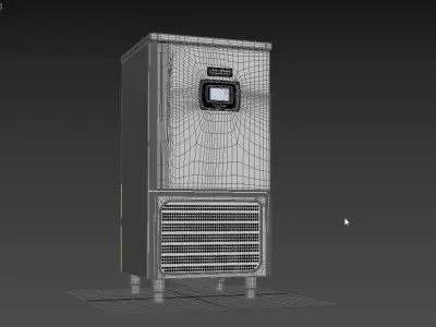 U-Line Blast Chiller Commercial Refrigerators Ucbf532-Ss12A 3D model