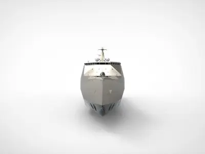 Landing platform dock LPD ship 3D model