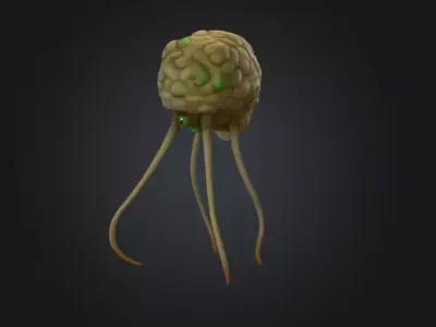 Cyclopean Stalker Low-poly 3D model