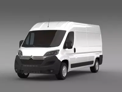 Citroen Relay Van L3H2 2017 3D model