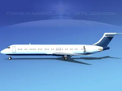 McDonnell Douglas MD-87 Corporate 15 3D model