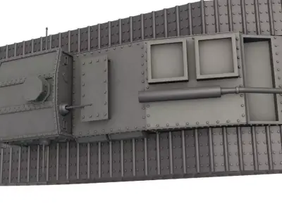 Medium Mark C Medium tank 3D model