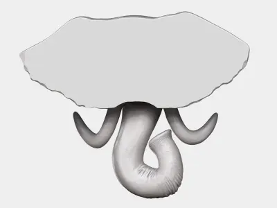 Elephant Head 3D model buy