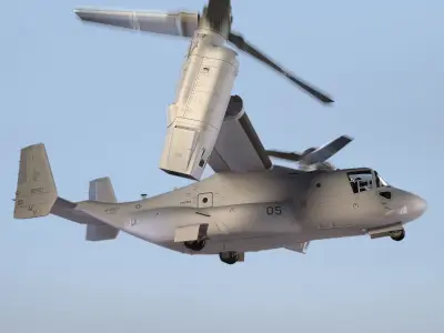 Helicopter MV22 3D model