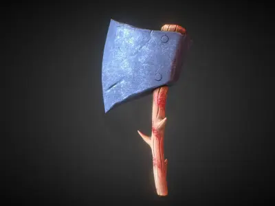 Stylized Ax Pbr Low-poly 3D model