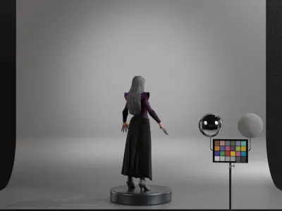 Clea Strange Low-poly 3D model