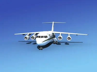 BAe 146-300 Aero Jet Express 3D model