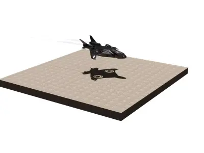 marvel quinjet 3D model