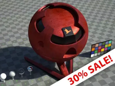 Layered modular metal texture - scratch - VRay Material Texture