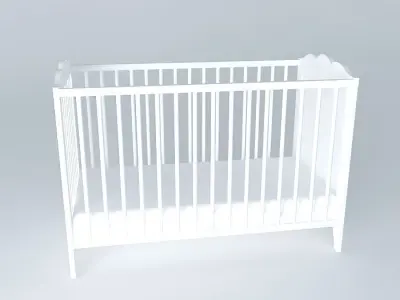 Bed baby Free 3D model