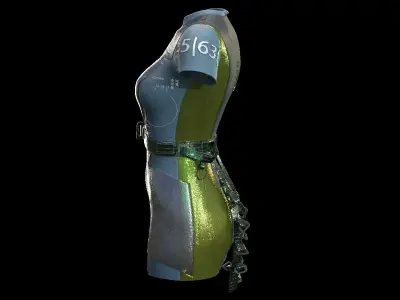 SCIFI DRESS 3D model