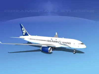 Boeing 787-8 Air New Zealand 3D model