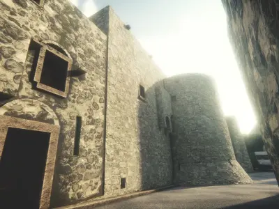 Medieval dwelling restoration in Greece 3D model