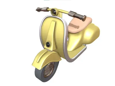 Scooter Kids Toy 3D model