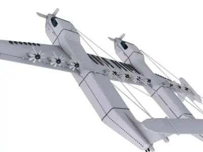 Liberty Lifter DARPA Seaplane 3D model