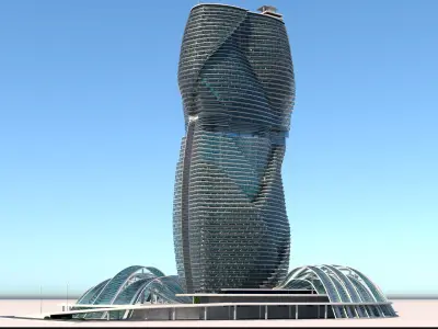 Modern Building 10 3D model