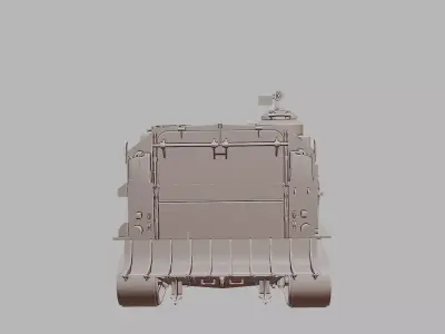 M53 M55 Self Propelled Artillery 3D Printable  3D print model