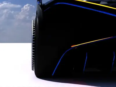 Bugatti Bolide Free 3D model