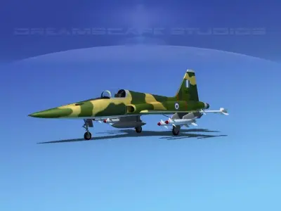 Northrop F-5E Tiger Hellenic 3D model