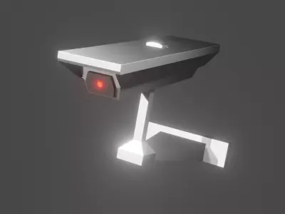 camera security Low-poly 3D model