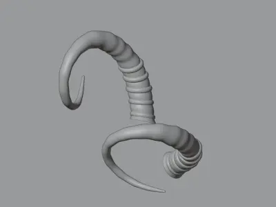 Horns 2 3D model