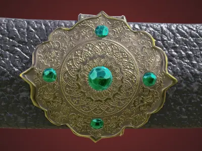 Noble Saber Free low-poly 3D model