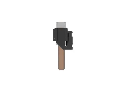 SKELETON STOCK WITH BRACE ADAPTER TO PICATINNY RIS 3D print model
