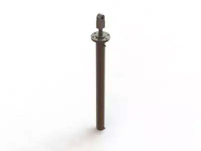 Cilindro Brasil Hidraulica BRHDAFD 700RC12AN Hydraulic Cylinder 3D model