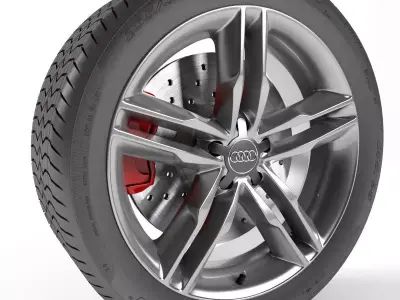 Audi S5 Wheel 3D model