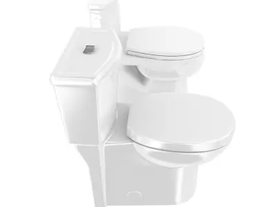 American standard contract cali toilet 3D model