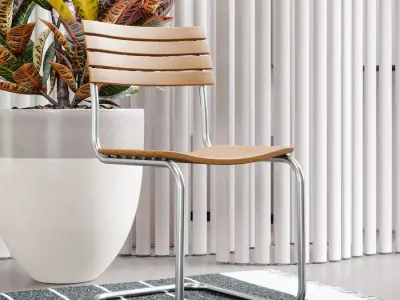  Timber Replica Thonet S40 Chair Model 