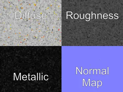 High-Capacity Passenger Boarding Stair model pack Low-poly 3D model