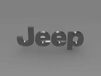 Jeep Logo 3D model