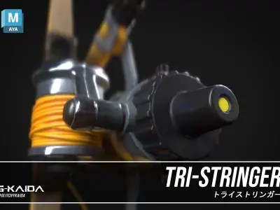 Prop - Weapon - Tri-Stringer Free 3D model