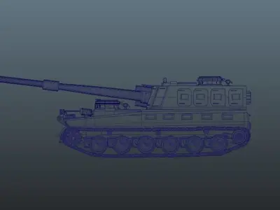 Army tank  3D model