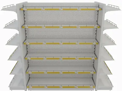 Retail Shelf 3D model