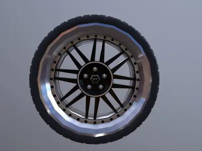Tire Sport Free low-poly 3D model